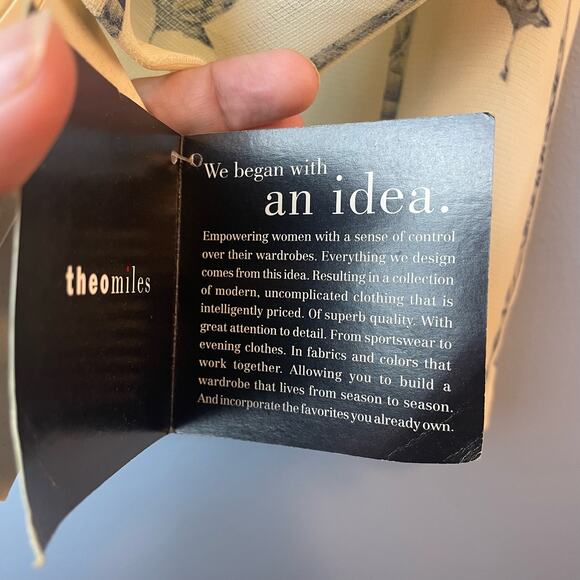 Vintage Theo Miles Parisian NWT Blouse Size 10 - Picture 7 of 9